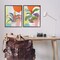 Stupell Industries Lively Patterned Plant Leaves 2 pc Framed Giclee Wall Art Set Design by Ioana Horvat